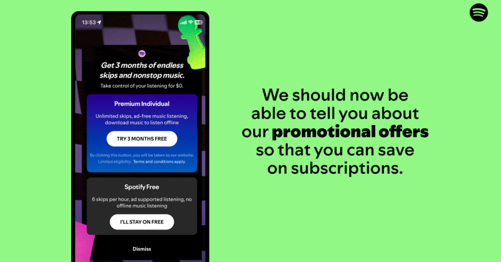 توافق Apple على تحديث تطبيق Spotify مع روابط الدفع الخارجية