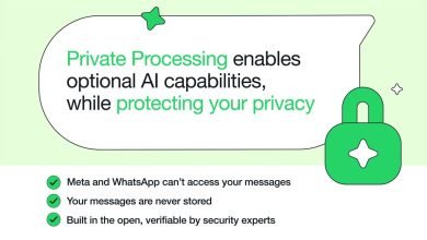 WhatsApp استعارة نهج حساب السحابة الخاص من Apple لخصوصية الذكاء الاصطناعي WhatsApp استعارة نهج حساب السحابة الخاص من Apple لخصوصية الذكاء الاصطناعي