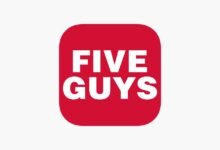 تطبيق فايف جايز للبرجر والبطاطس