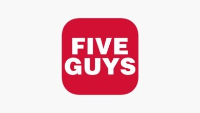 تطبيق فايف جايز للبرجر والبطاطس